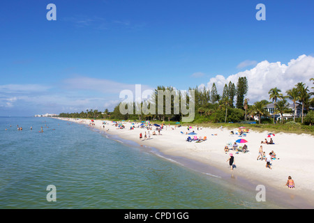 Naples Beach, Golfküste, Florida, Vereinigte Staaten von Amerika, Nordamerika Stockfoto