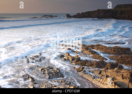 Crooklets Strand, Bude, Cornwall, England, Vereinigtes Königreich, Europa Stockfoto