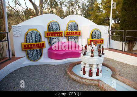 Garten mit Pool, Museumshaus von Salvador Dali, Port Lligat, Katalonien, Costa Brava, Spanien, Europa Stockfoto