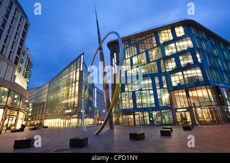 John Lewis Store, Cardiff Zentralbibliothek, Shopping Center, Cardiff, Südwales, Vereinigtes Königreich, Europa Stockfoto