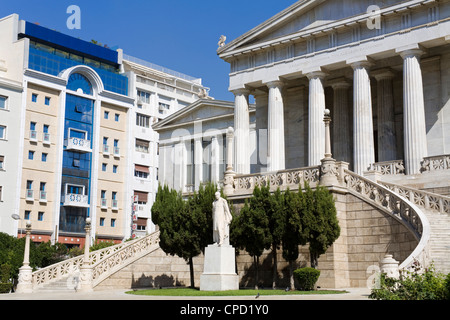 Die Nationalbibliothek in Athen, Griechenland, Europa Stockfoto