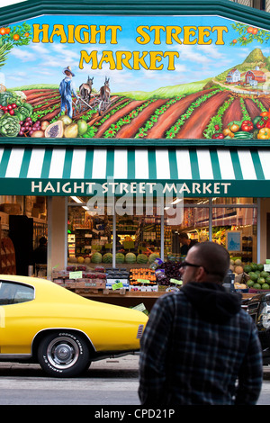 Haight Ashbury Bezirk, San Francisco, Kalifornien, Vereinigte Staaten von Amerika, Nordamerika Stockfoto