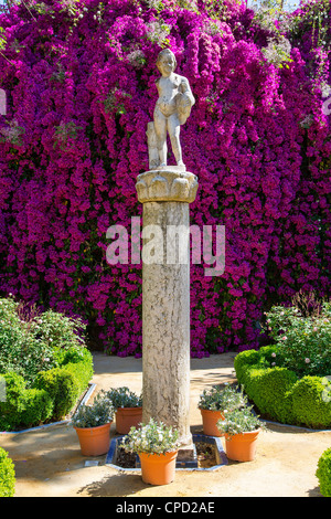 Europa, Spanien Andalusien, Sevilla, Garten in Casa de Pilatos Stockfoto