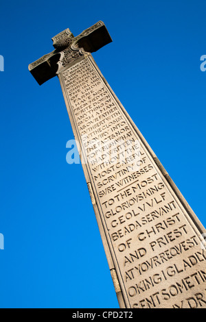 Bedes Memorial Kreuz, Roker, Sunderland, Tyne und Abnutzung, England, Vereinigtes Königreich, Europa Stockfoto