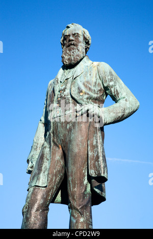 Statue von John Candlish MP in Mowbray Gärten, Sunderland, Tyne and Wear, England, Vereinigtes Königreich, Europa Stockfoto