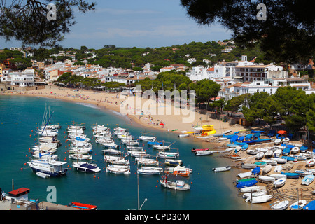 Llafranc, in der Nähe von Palafrugell, Costa Brava, Katalonien, Spanien, Mittelmeer, Europa Stockfoto