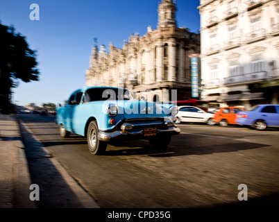 Paseo de Marti, Zentral-Havanna, Kuba, Karibik, Mittelamerika Stockfoto