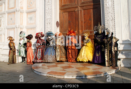 Karneval in Venedig, Karneval in Venedig, Venedig, Itailen, Europa, Venedig, Italien, Europa Stockfoto