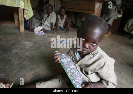 Grundschule in Afrika, Hevie, Benin, Westafrika, Südafrika Stockfoto