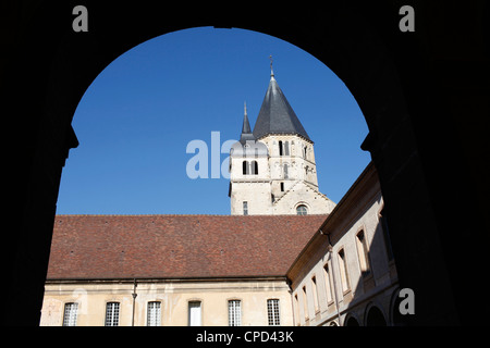 Cluny Abtei, Saone-et-Loire, Burgund, Frankreich, Europa Stockfoto