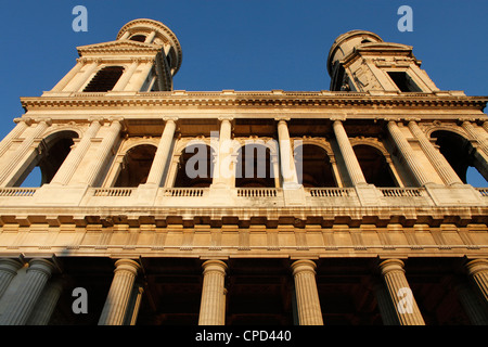 St. Sulpice Basilika, Paris, Frankreich, Europa Stockfoto