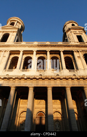 St. Sulpice Basilika, Paris, Frankreich, Europa Stockfoto