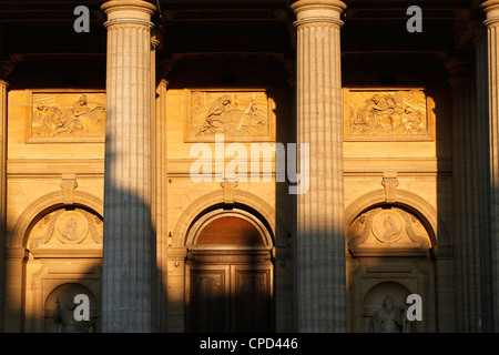 St. Sulpice Basilika, Paris, Frankreich, Europa Stockfoto