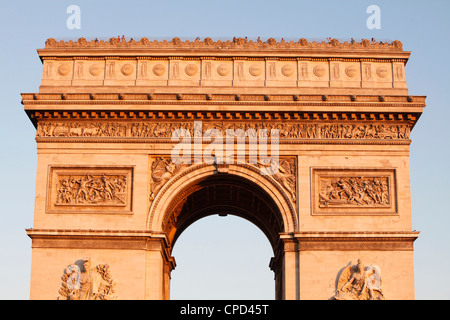 Arc de Triomphe, Paris, Frankreich, Europa Stockfoto