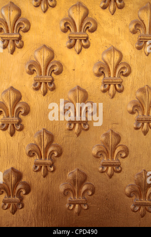 Fleurs de Lys, Saint-Louis des Invalides Kirche, Paris, Frankreich, Europa Stockfoto