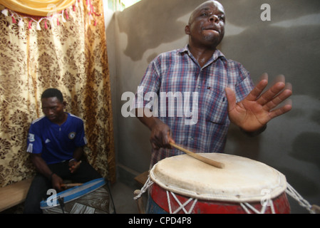 Evangelischen Kirchenmusiker, Lome, Togo, West Afrika, Afrika Stockfoto