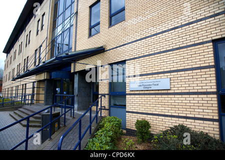 Gebietsbüro Procurator Fiscal Glasgow Schottland, Vereinigtes Königreich Stockfoto