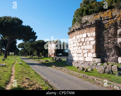 Rom - Via Appia (Via Appia Antica) Stockfoto