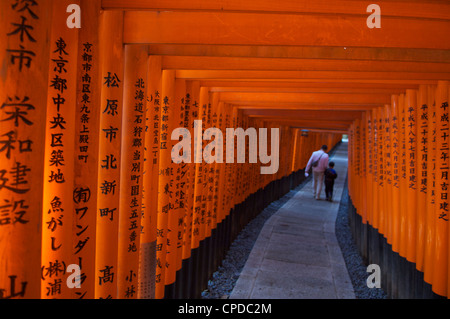 Fushimi Inari Schrein, Kyoto, Honshu, Japan Stockfoto