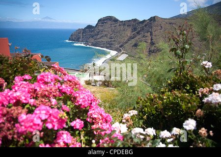 Berglandschaft, La Gomera, Kanarische Inseln, Spanien. Atlantik, Europa Stockfoto