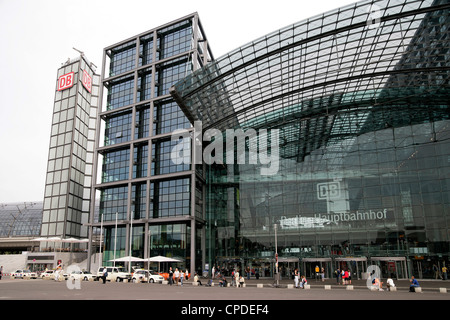 Hauptbahnhof, Hauptbahnhof, Berlin, Deutschland Stockfoto
