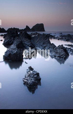 Hartland Kais, Woolacombe, Devon, England, Vereinigtes Königreich, Europa Stockfoto