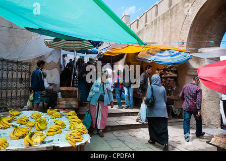 Straßenmarkt, Medina, Tetouan, UNESCO-Weltkulturerbe, Marokko, Nordafrika, Afrika Stockfoto