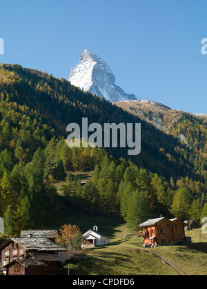 Matterhorn, Zermatt, Valais, Schweizer Alpen, Schweiz, Europa Stockfoto