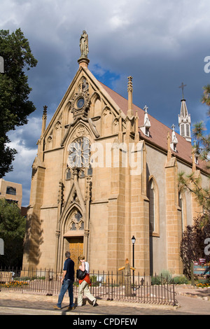 Loretto-Kapelle in Santa Fe, New Mexico, Vereinigte Staaten von Amerika, Nordamerika Stockfoto