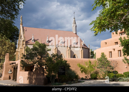 Loretto-Kapelle in Santa Fe, New Mexico, Vereinigte Staaten von Amerika, Nordamerika Stockfoto