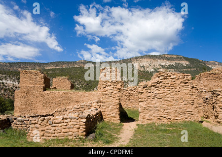 Jemez State Monument, Albuquerque, New Mexico, Vereinigte Staaten von Amerika, Nordamerika Stockfoto