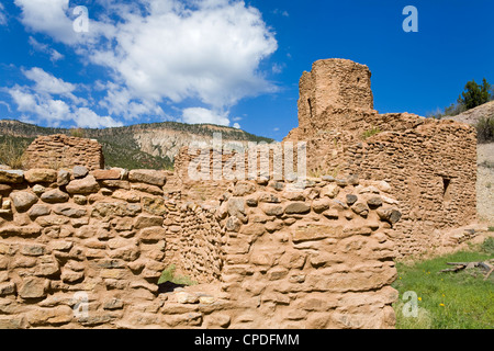 Jemez State Monument, Albuquerque, New Mexico, Vereinigte Staaten von Amerika, Nordamerika Stockfoto