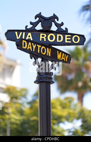 Rodeo Drive, Beverly Hills, Los Angeles, California, Vereinigte Staaten von Amerika, Nordamerika Stockfoto