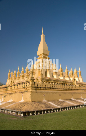 Pha, die Luang, Vientiane, Laos, Indochina, Südostasien, Asien Stockfoto