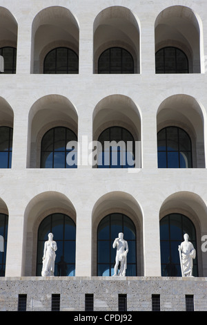 Palazzo della Civilta Italiana, Euro, Rom, Latium, Italien, Europa Stockfoto