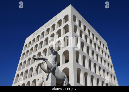 Palazzo della Civilta Italiana, Euro, Rom, Latium, Italien, Europa Stockfoto