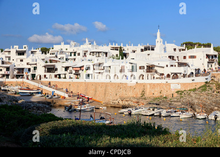 Spanien, Balearen, Menorca, Angeln Dorf Binibequer Vell Stockfoto