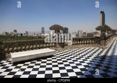 El Castillo de Chapultepec (Schloss Chapultepec), Chapultepec-Park, Chapultepec, Mexiko-Stadt, Mexiko, Nordamerika Stockfoto