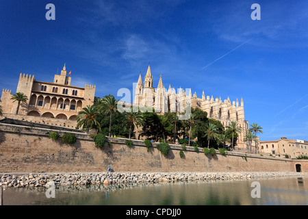 Spanien, Balearen, Mallorca, Palma De Mallorca, Kathedrale (La Seu) Stockfoto