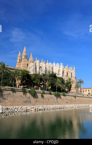 Spanien, Balearen, Mallorca, Palma De Mallorca, Kathedrale (La Seu) Stockfoto