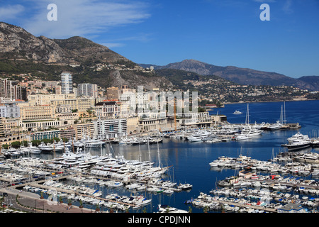 Port Hercule, Hafen, Monte Carlo, Monaco, Cote d ' Azur, Mittelmeer, Europa Stockfoto