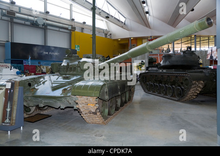 Sowjetische / russische t-72 Main Battle Tank / MBT: Ausstellung auf dem Display an der The Tank Museum in Bovington, Dorset UK Stockfoto