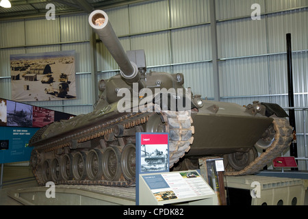 Main Battle Tank Leopard / MBT: Ausstellung auf dem Display an der The Tank Museum in Bovington, Dorset UK. Stockfoto