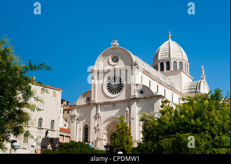 Katedrala Sv. Gjakove (St. James Cathedral), UNESCO-Weltkulturerbe, Sibenik, Dalmatien, Kroatien, Europa Stockfoto