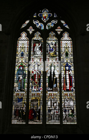 Glasfenster im St Botolph Church, Boston, Lincolnshire, UK Stockfoto