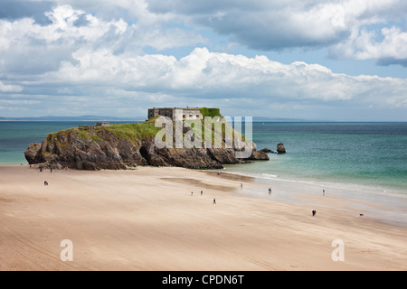 Fort St. Catherine, Pembrokeshire, Wales, Vereinigtes Königreich, Europa Stockfoto