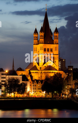 Brutto-St.-Martins-Kirche. Köln, Deutschland. Stockfoto