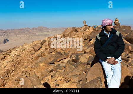 Howeitat Beduinen Mohamed Wadi Rum Jordan Stockfoto