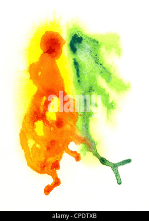 Abstrakte Aquarell Hintergrund Stockfoto