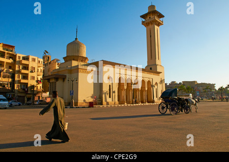 Moschee von Abu el-Haggag, Luxor, Ägypten, Nordafrika, Afrika Stockfoto